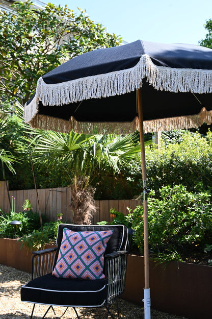 Diana Black Beach Parasol