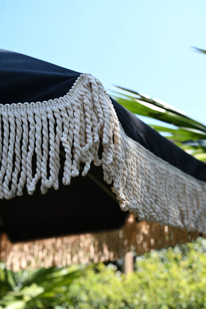 Diana Black Beach Parasol