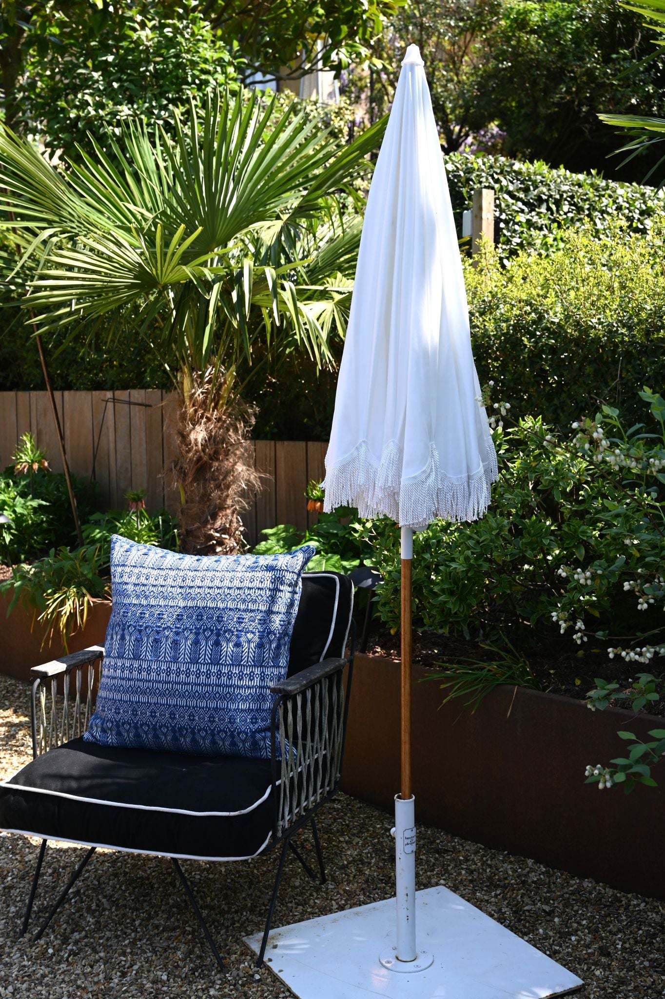 Antique White Beach Parasol