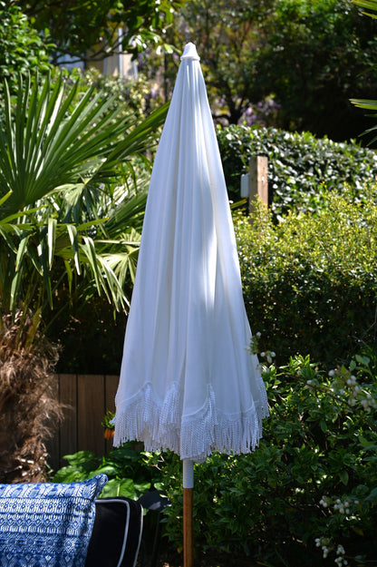 Antique White Beach Parasol