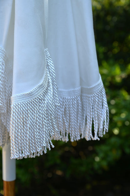 Antique White Beach Parasol