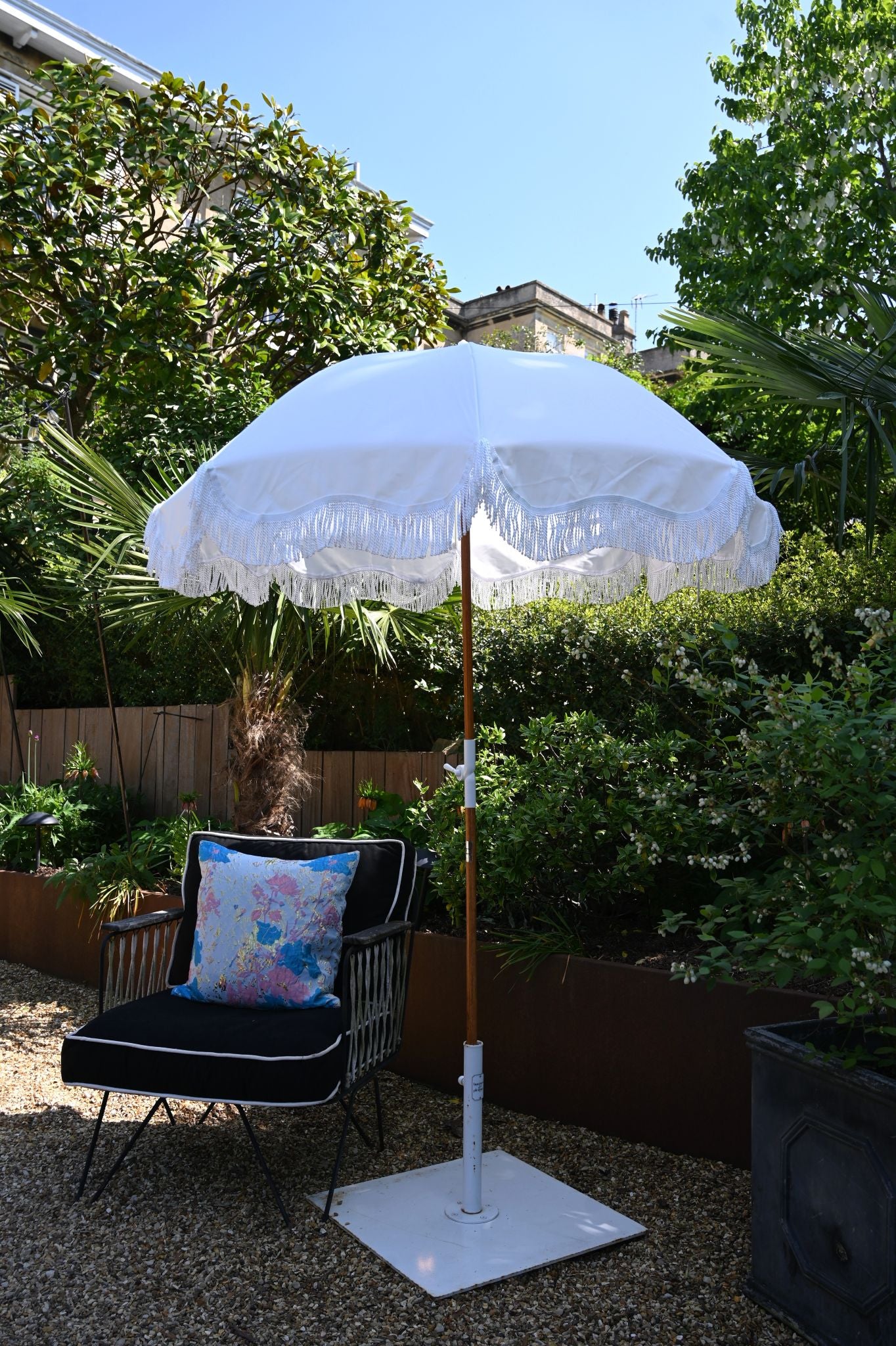Antique White Beach Parasol
