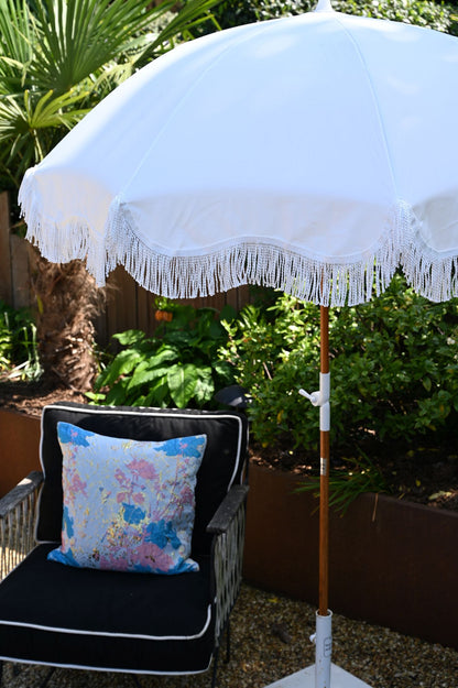 Antique White Beach Parasol
