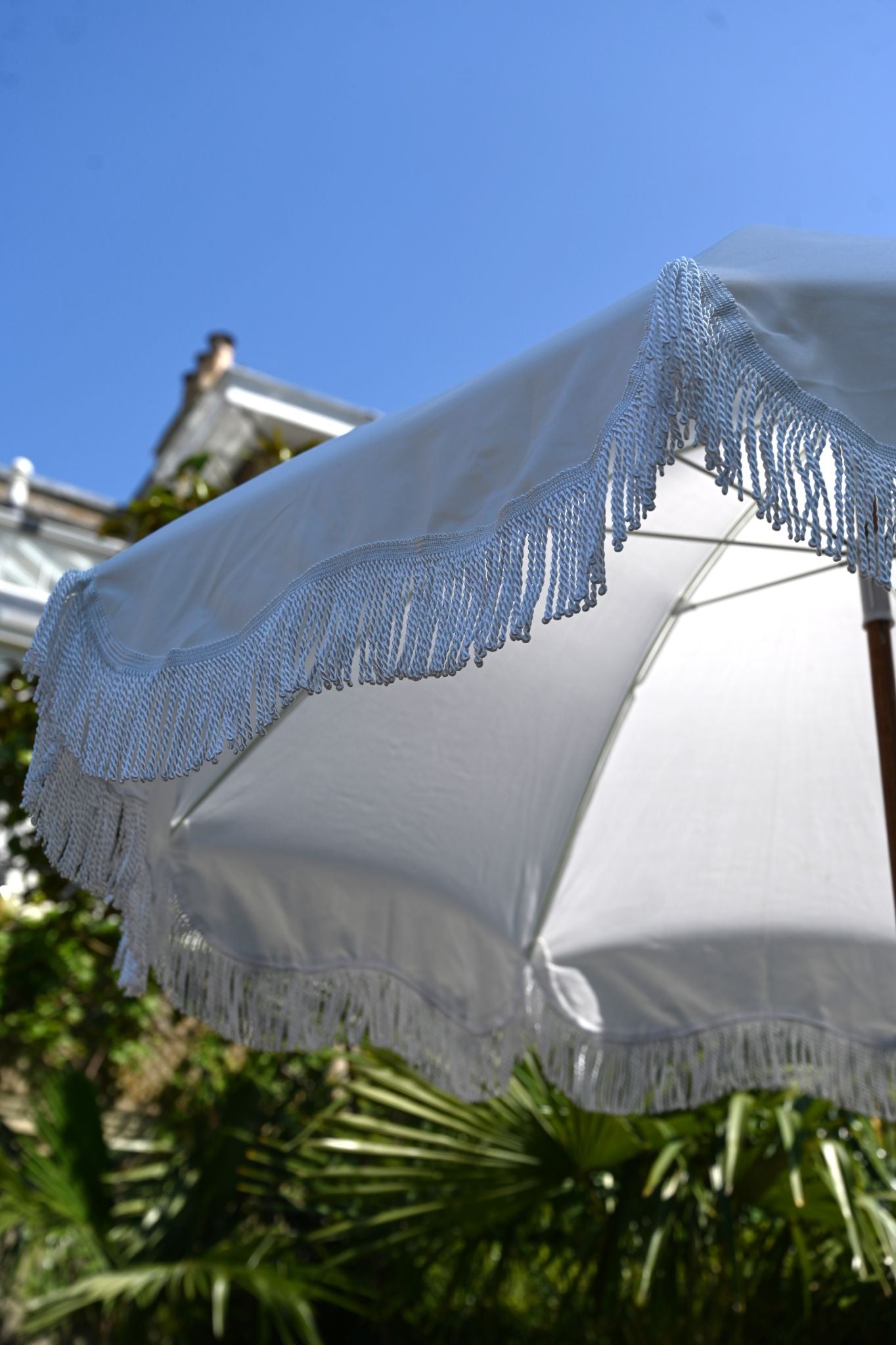 Antique White Beach Parasol