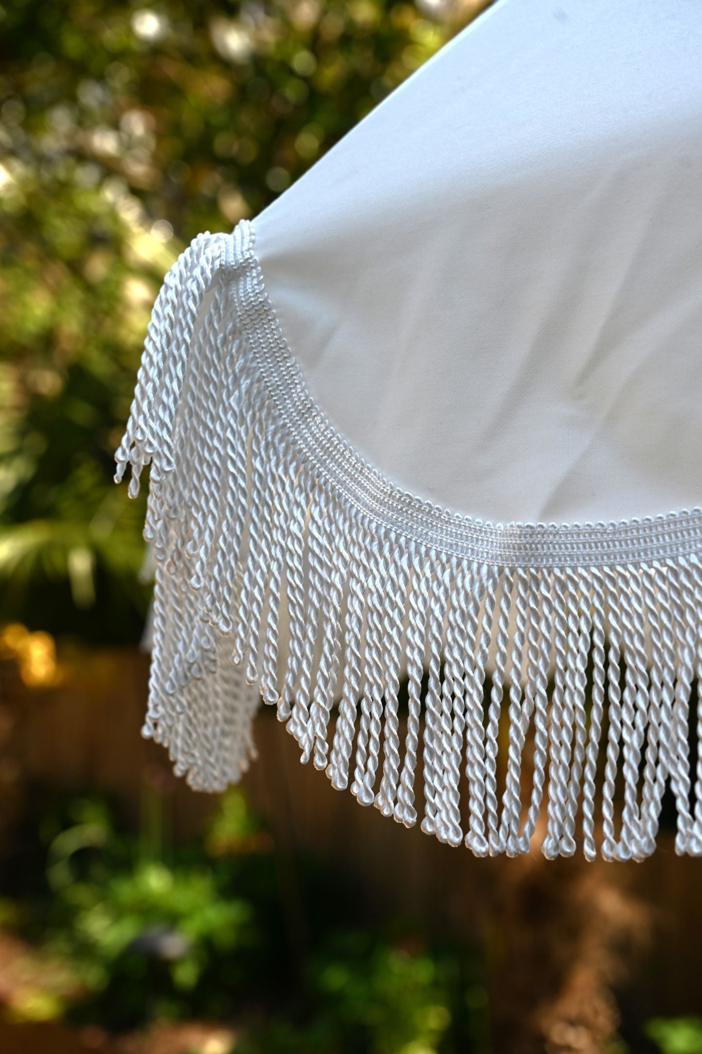 Antique White Beach Parasol