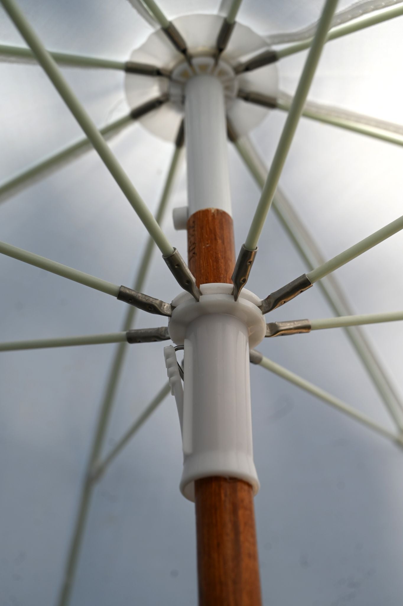 Antique White Beach Parasol