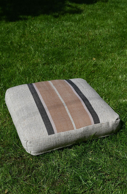 Mustard Stripe Floor Cushion