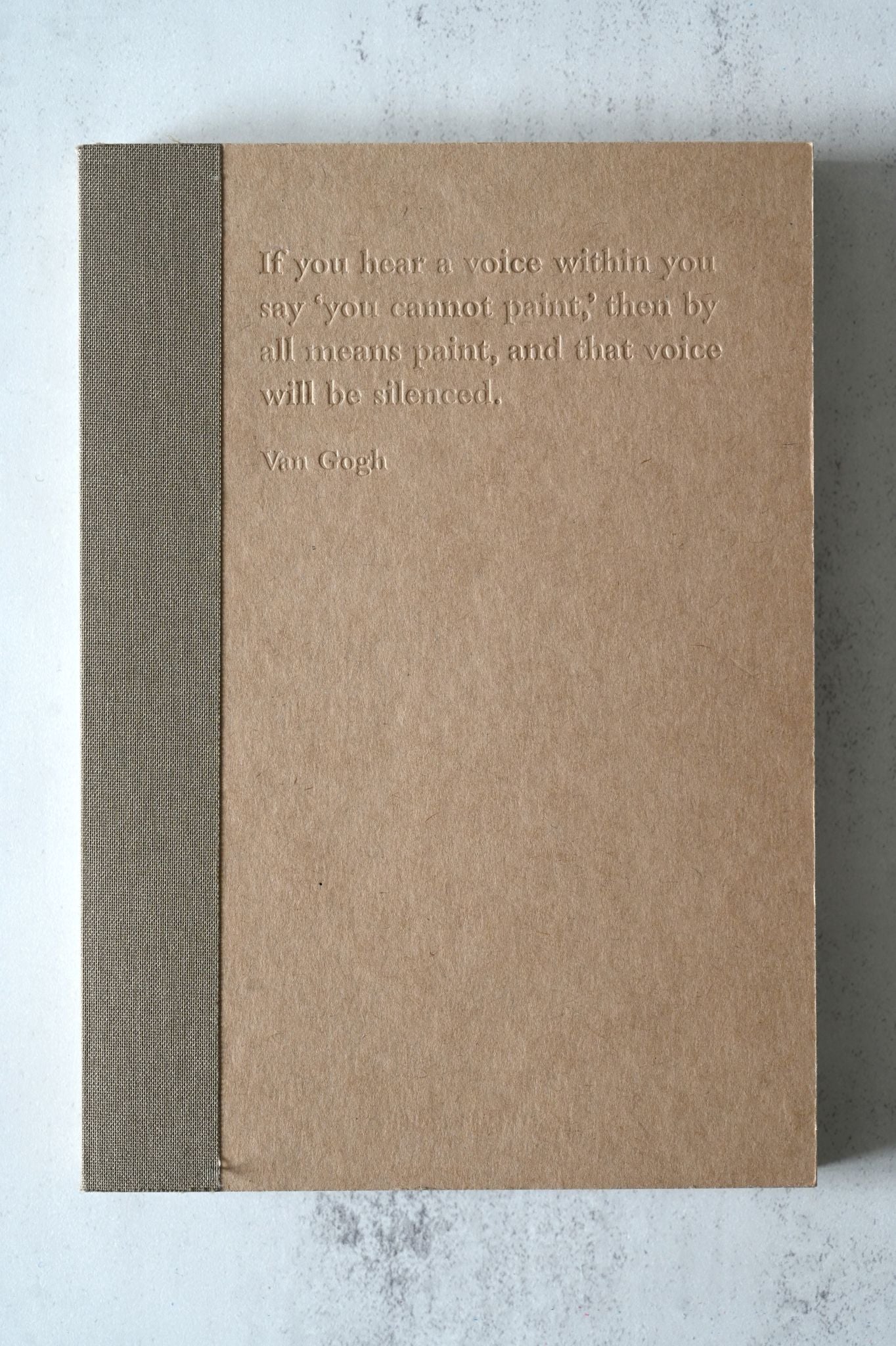 Van Gogh Beige Drawing Notebook