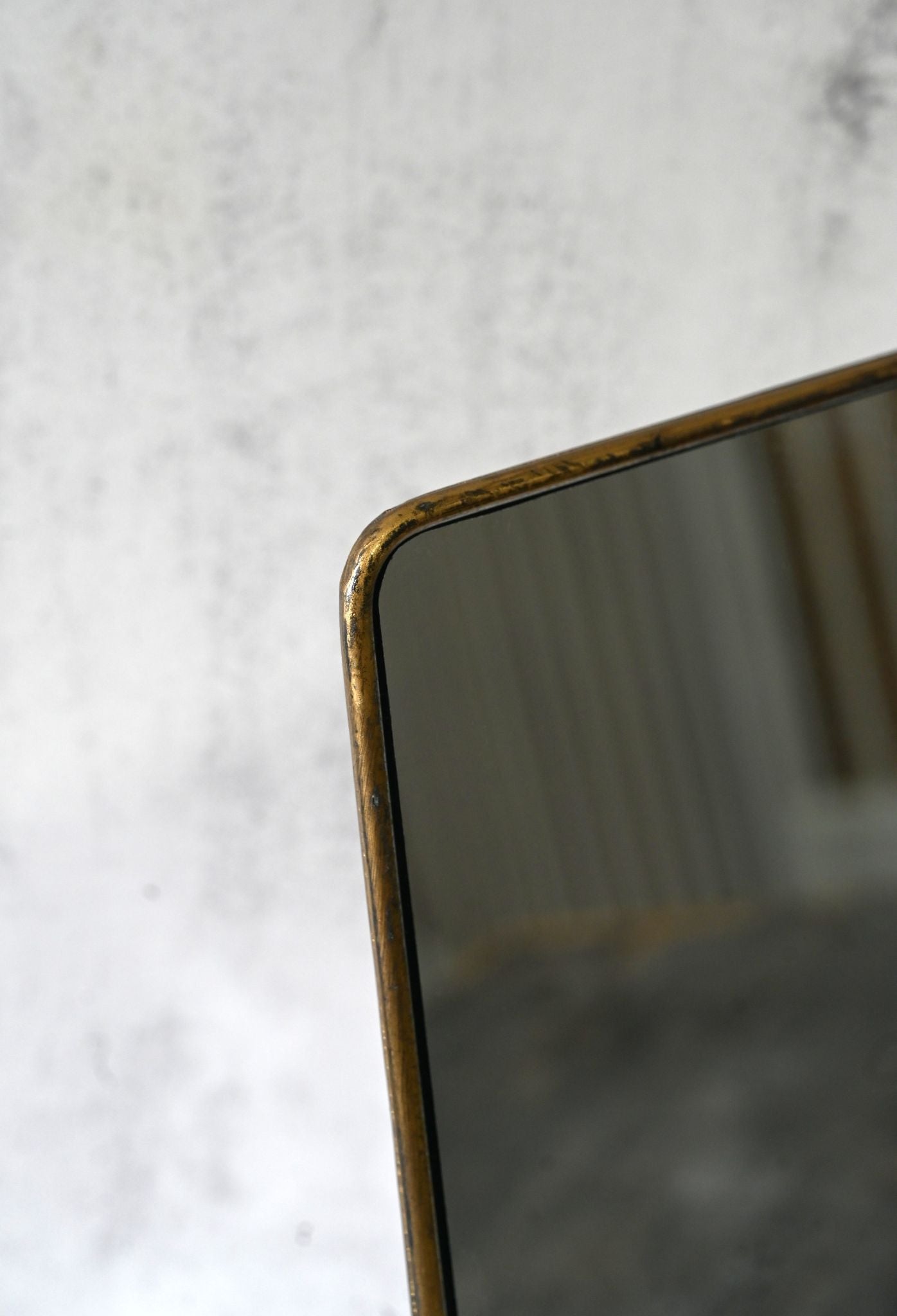 Gold Angled Table Mirror