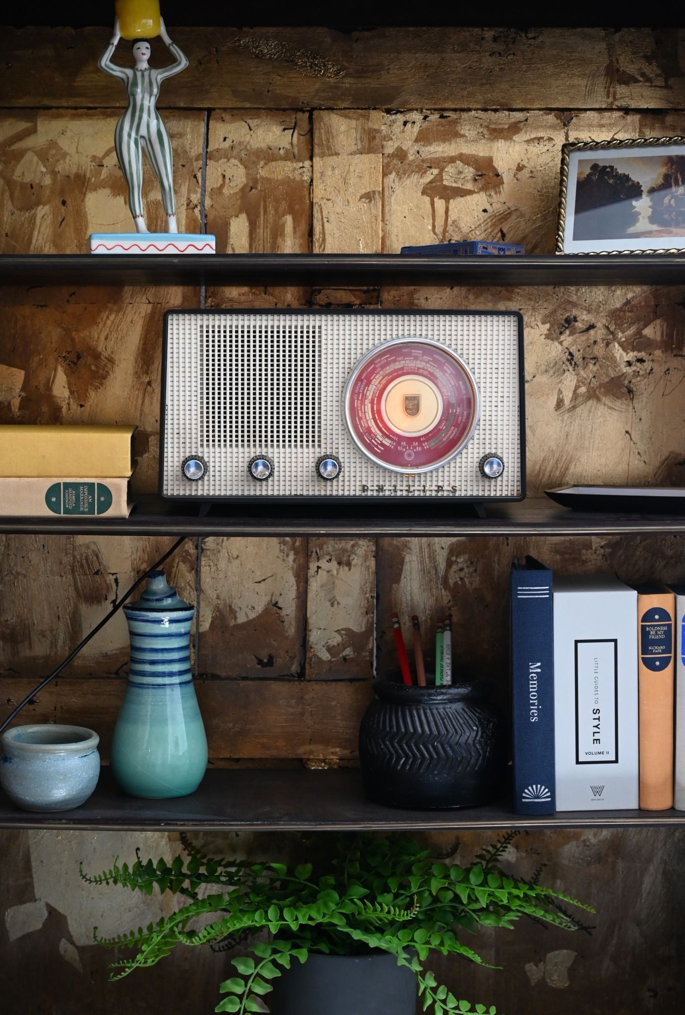 Refurbished Vintage Phillips Radio Speaker