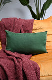 Forest Green Linen Cushions