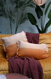 Peach Ombre Horizon Linen Cushions