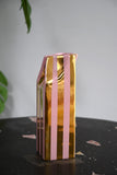 24K Gold and Pink Square Ceramic Jug