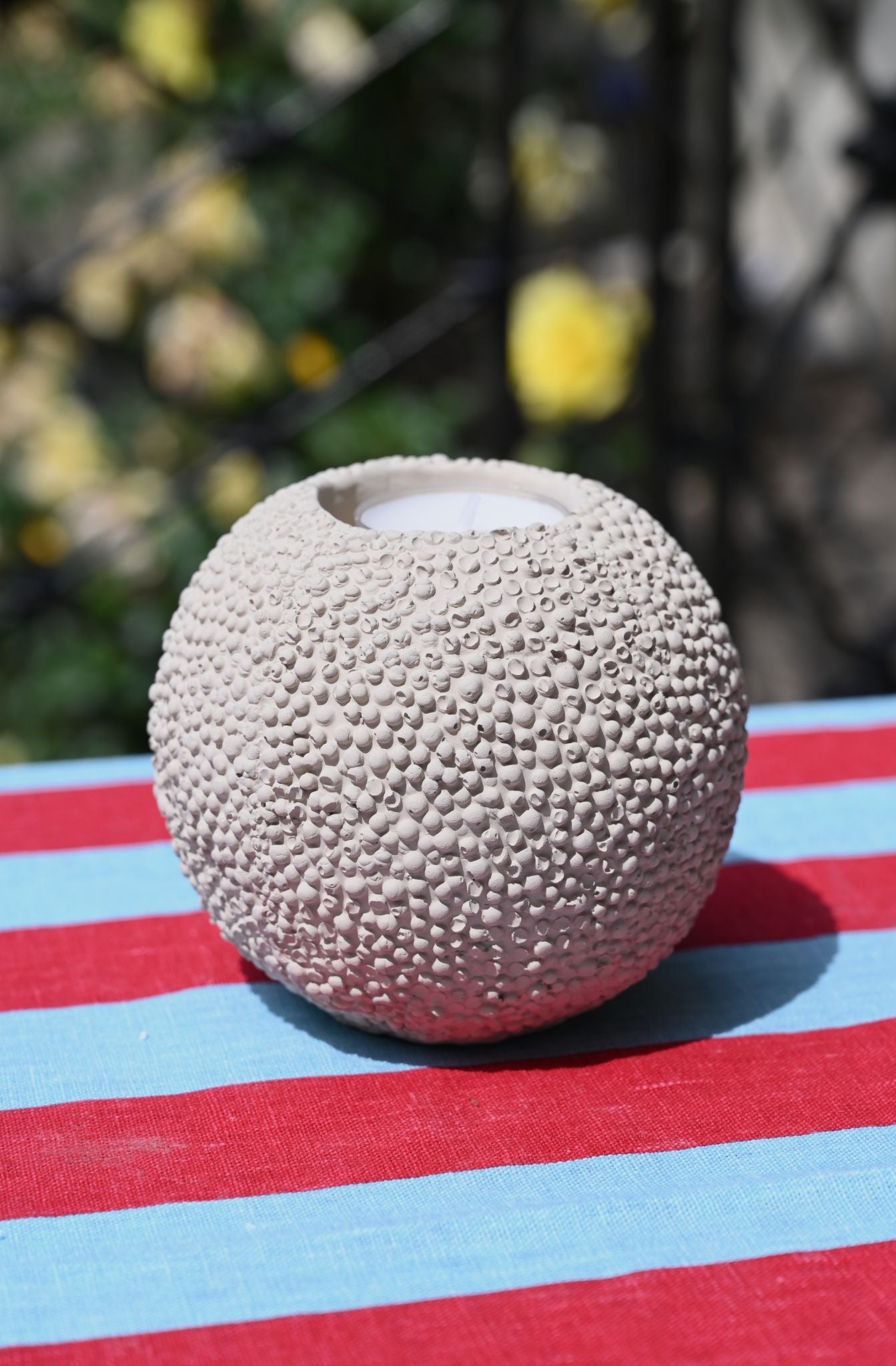 Ivory Urchin Tealight Holder