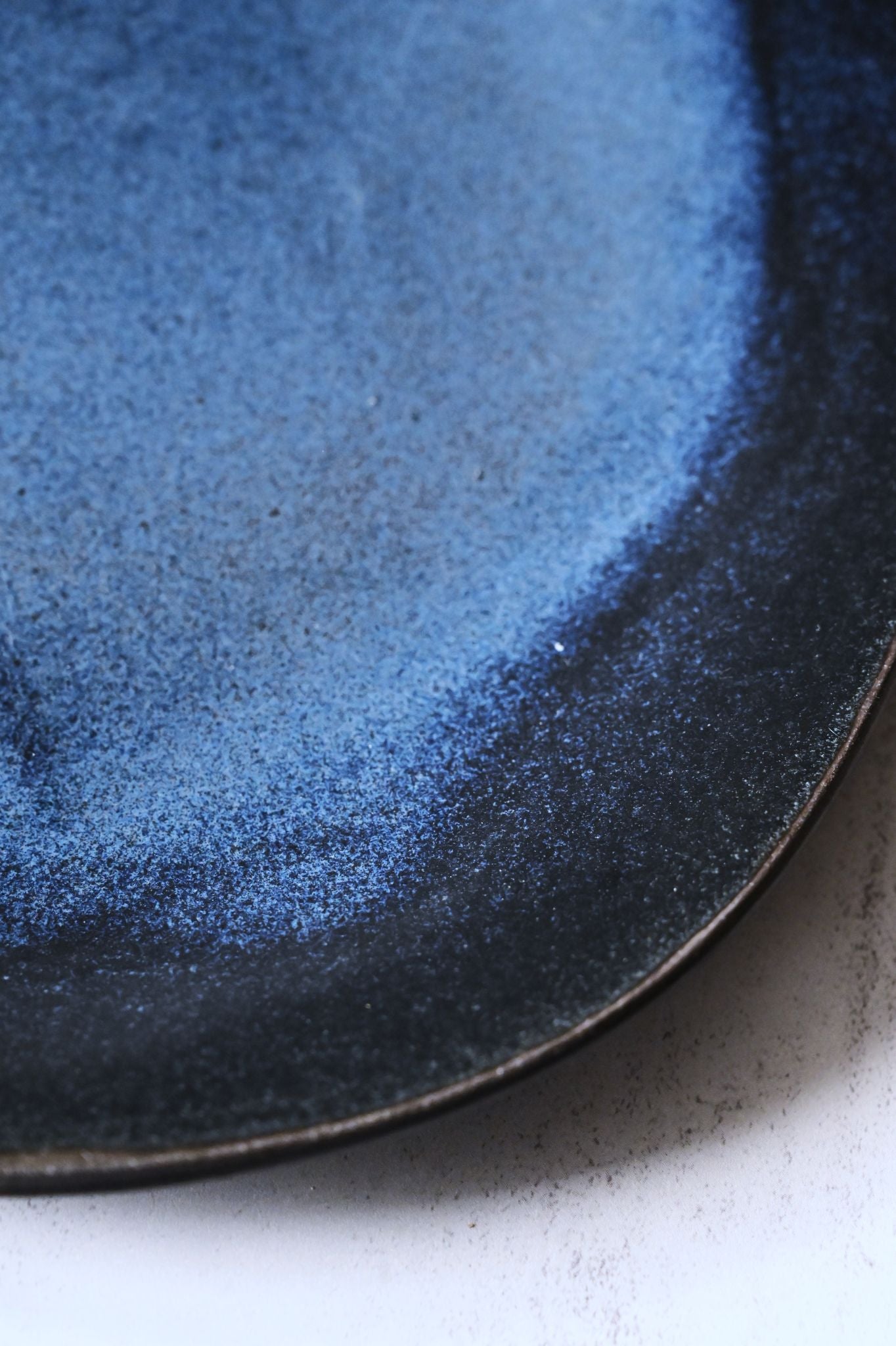 Cosmic Blue Large Platter by Hana Karim