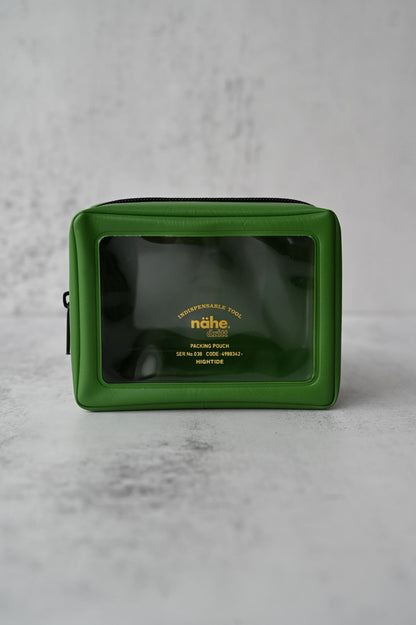 Pochettes d'emballage pour valises vertes