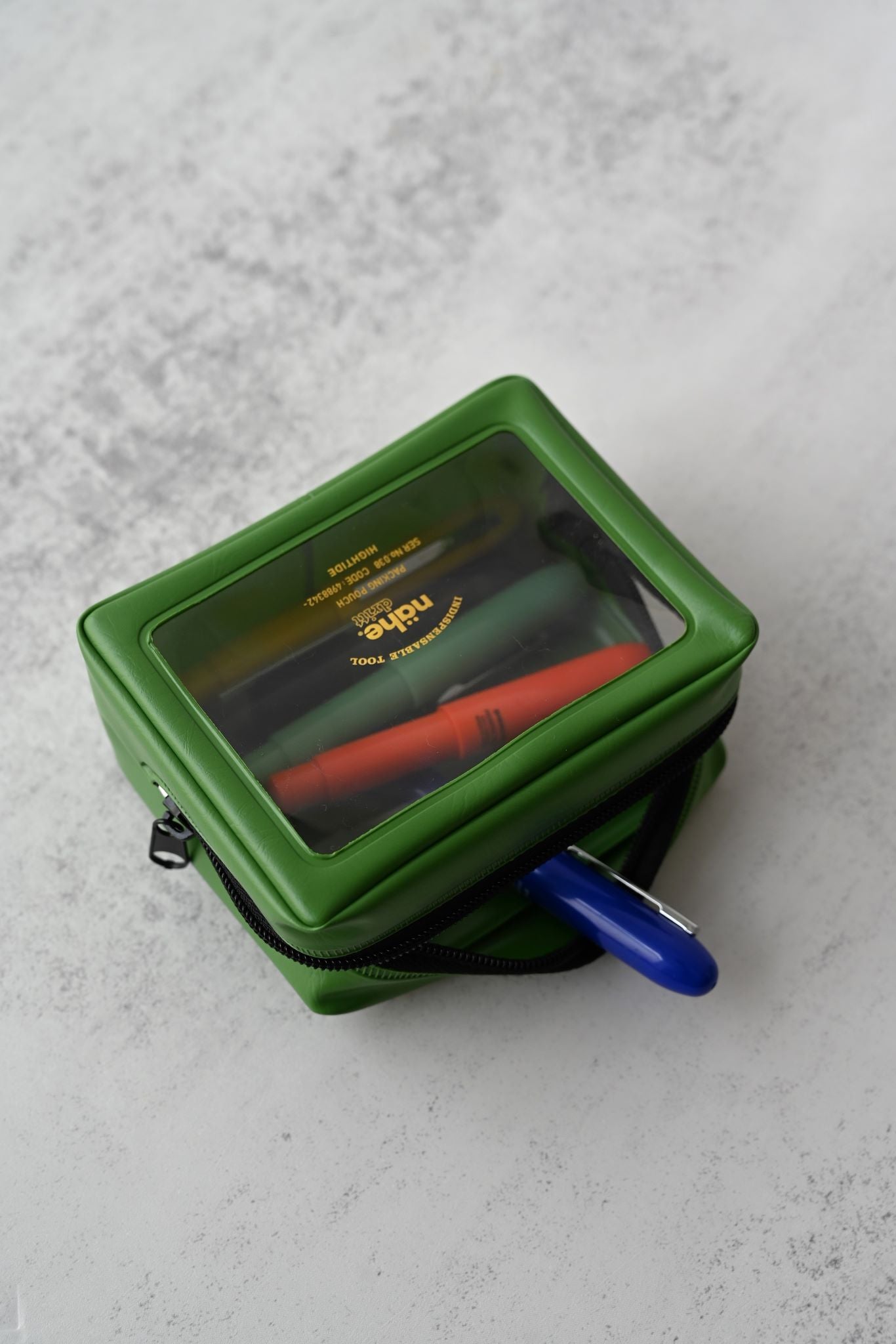Pochettes d'emballage pour valises vertes