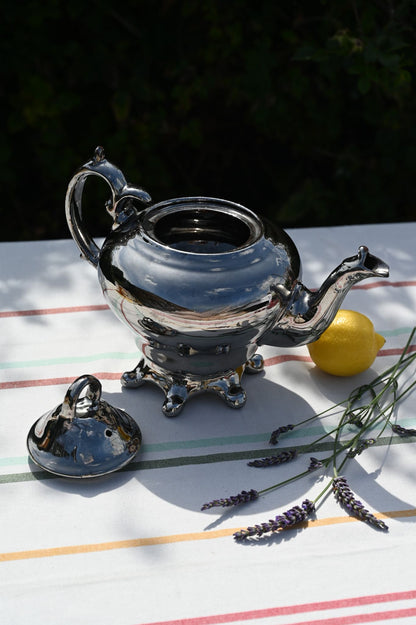 Vintage Silver 1840s Teapot