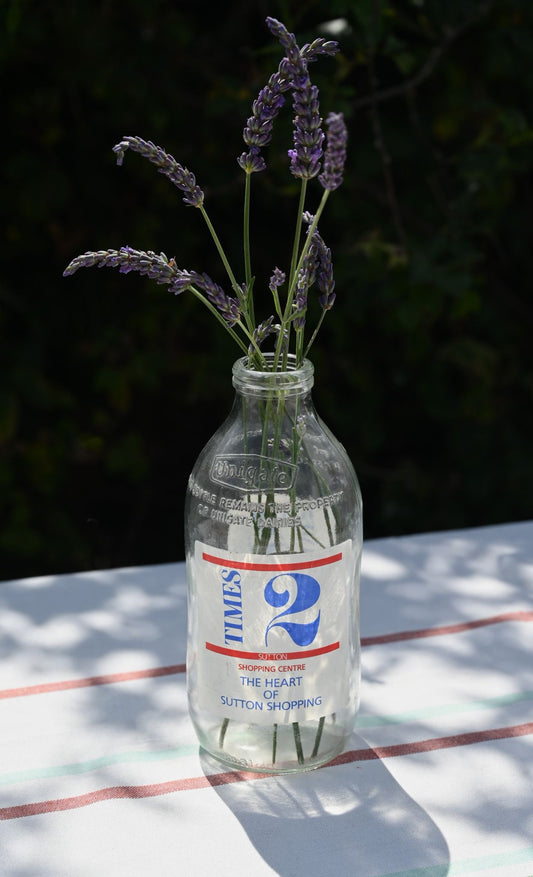 Sutton Times Vintage Milk Bottle