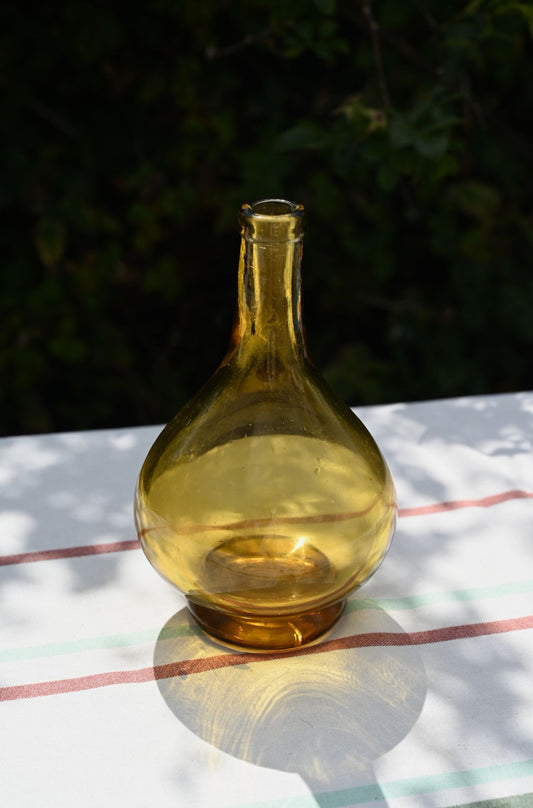 Yellow Bottle Vase
