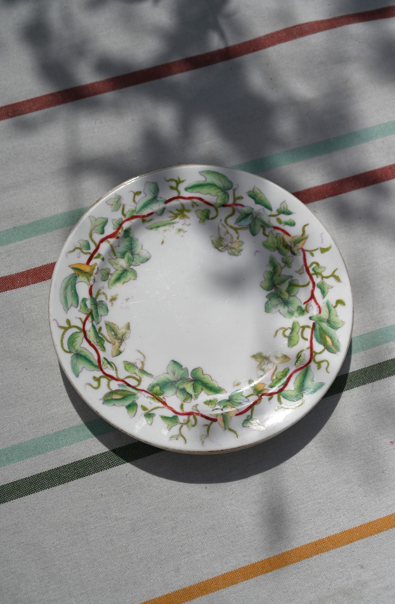 Set of Two Ivy Ceramic Side Plates