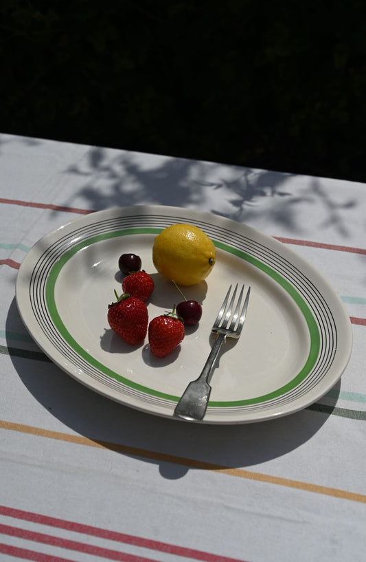 Vintage Royal Doulton Small Striped Platter