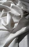 White Metallic Table Linen Collection