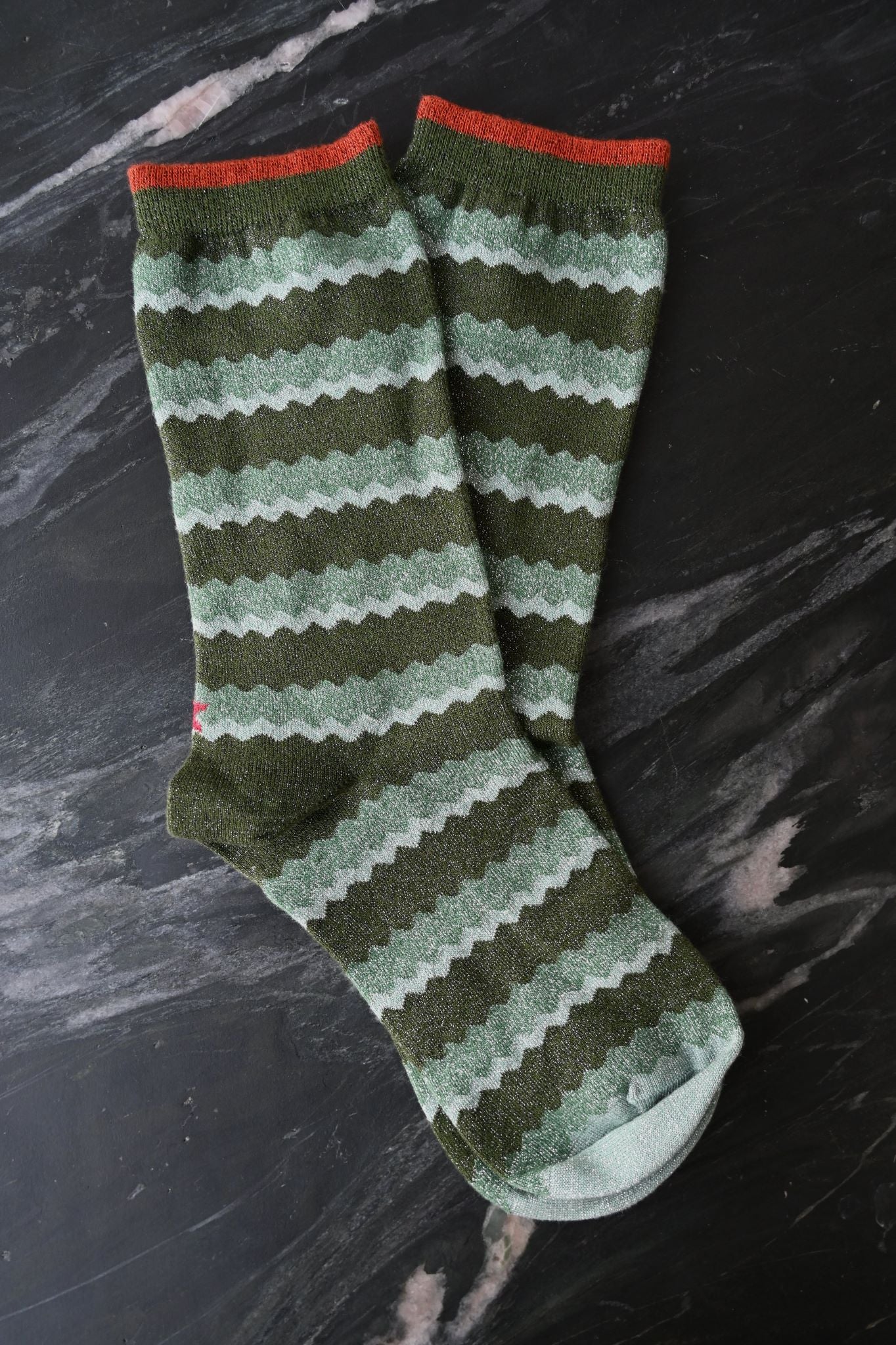 Chaussettes à motifs pailletés