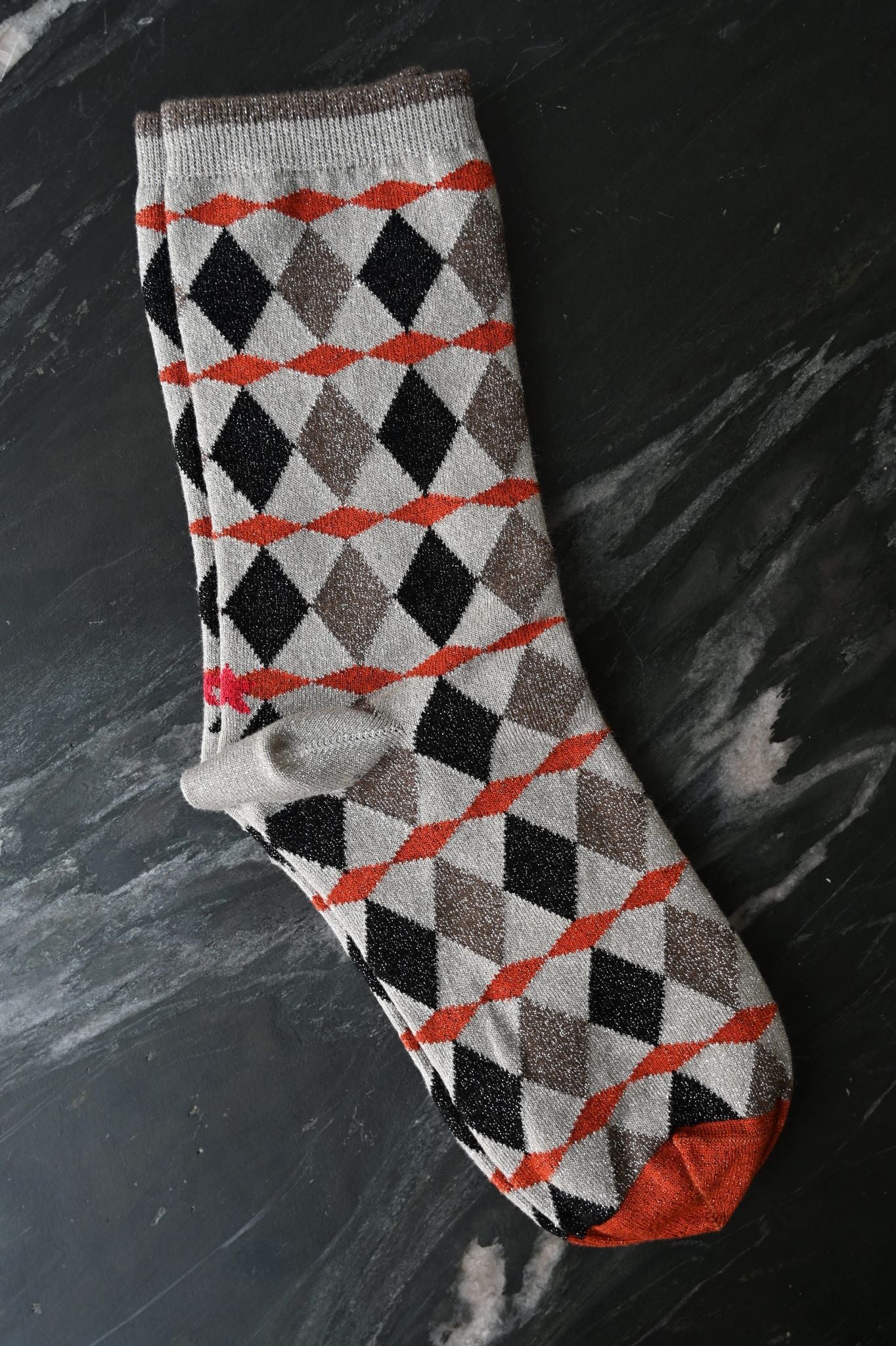 Chaussettes à motifs pailletés