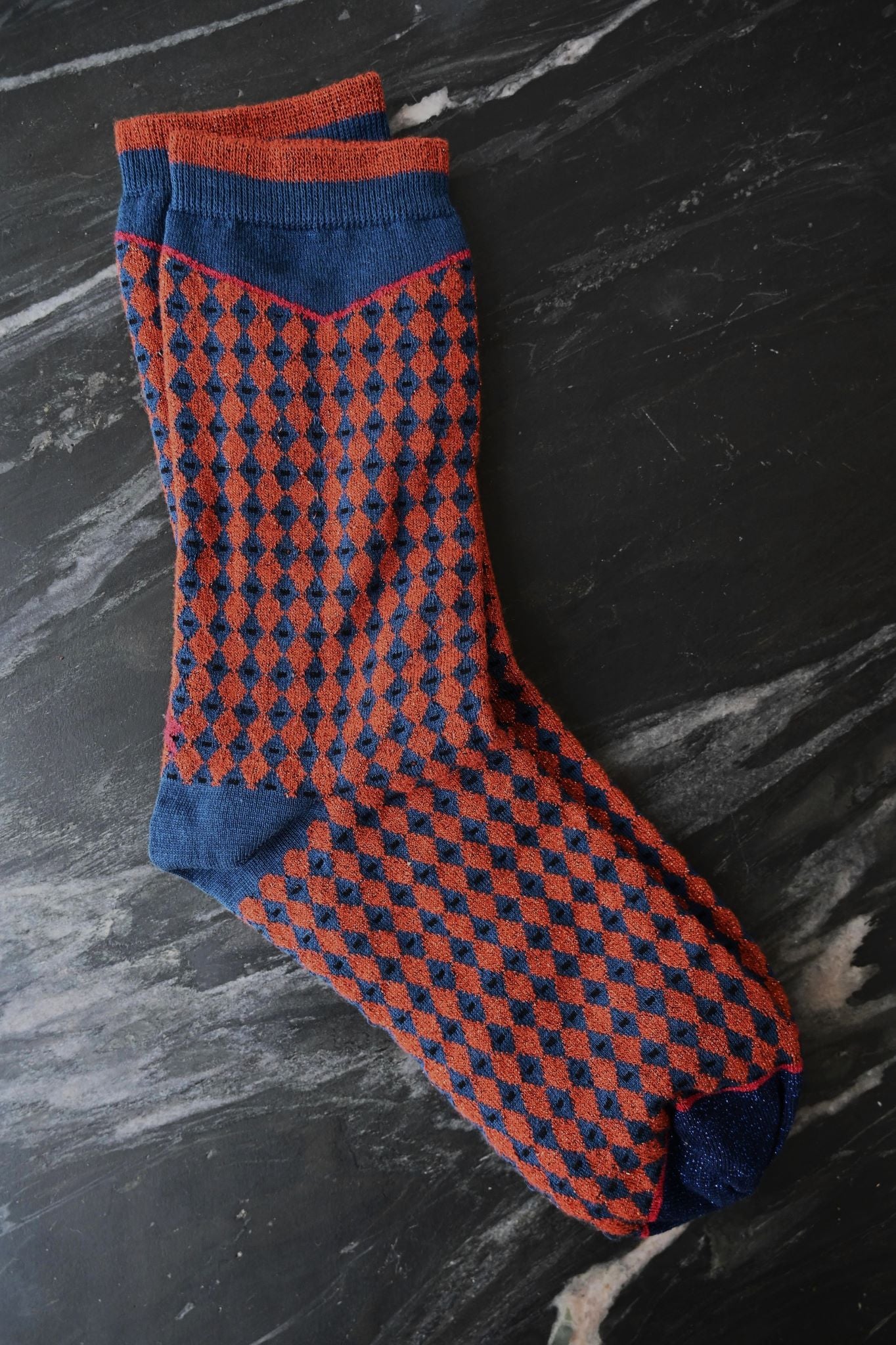 Chaussettes à motifs pailletés