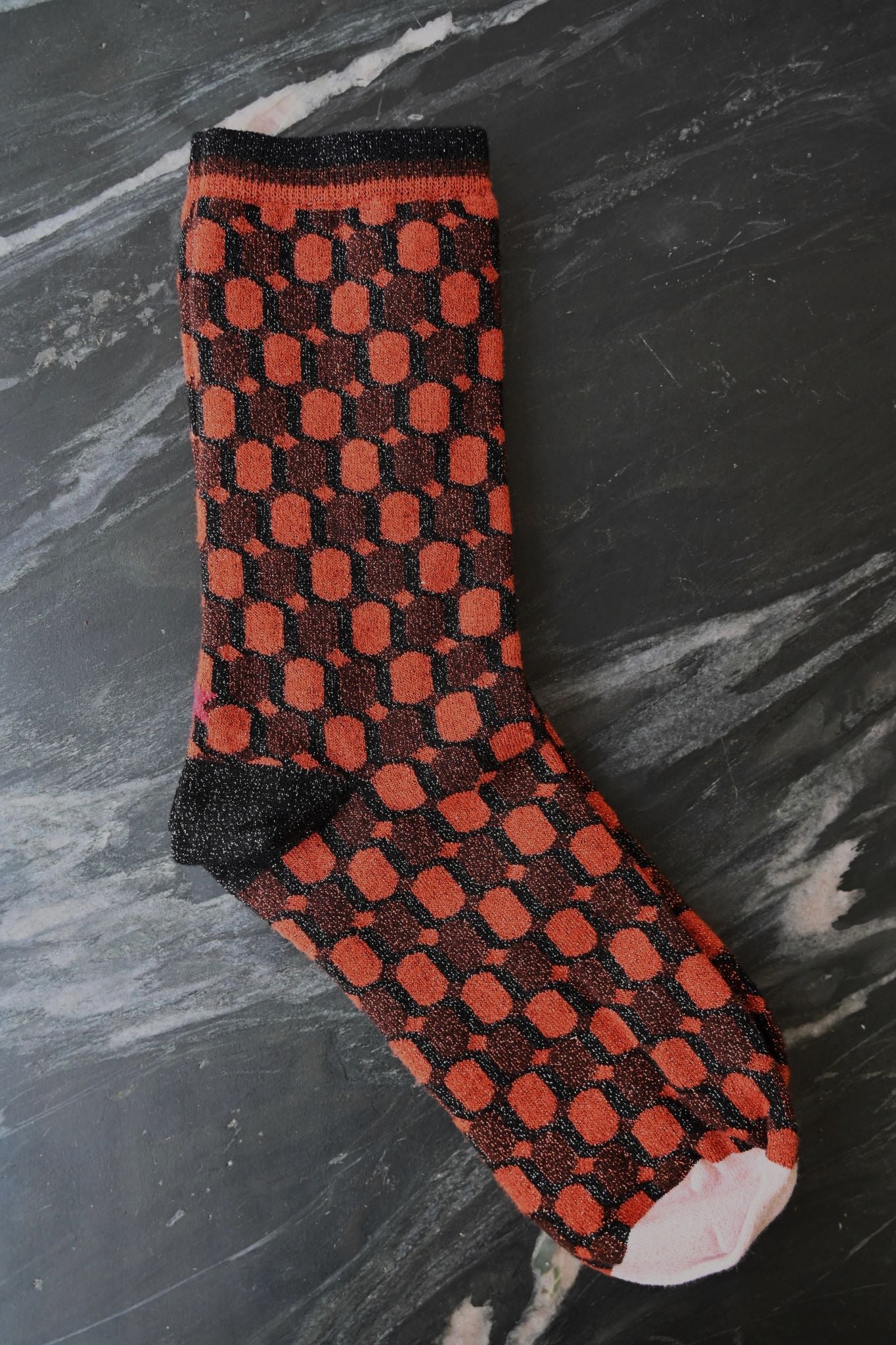 Chaussettes à motifs pailletés