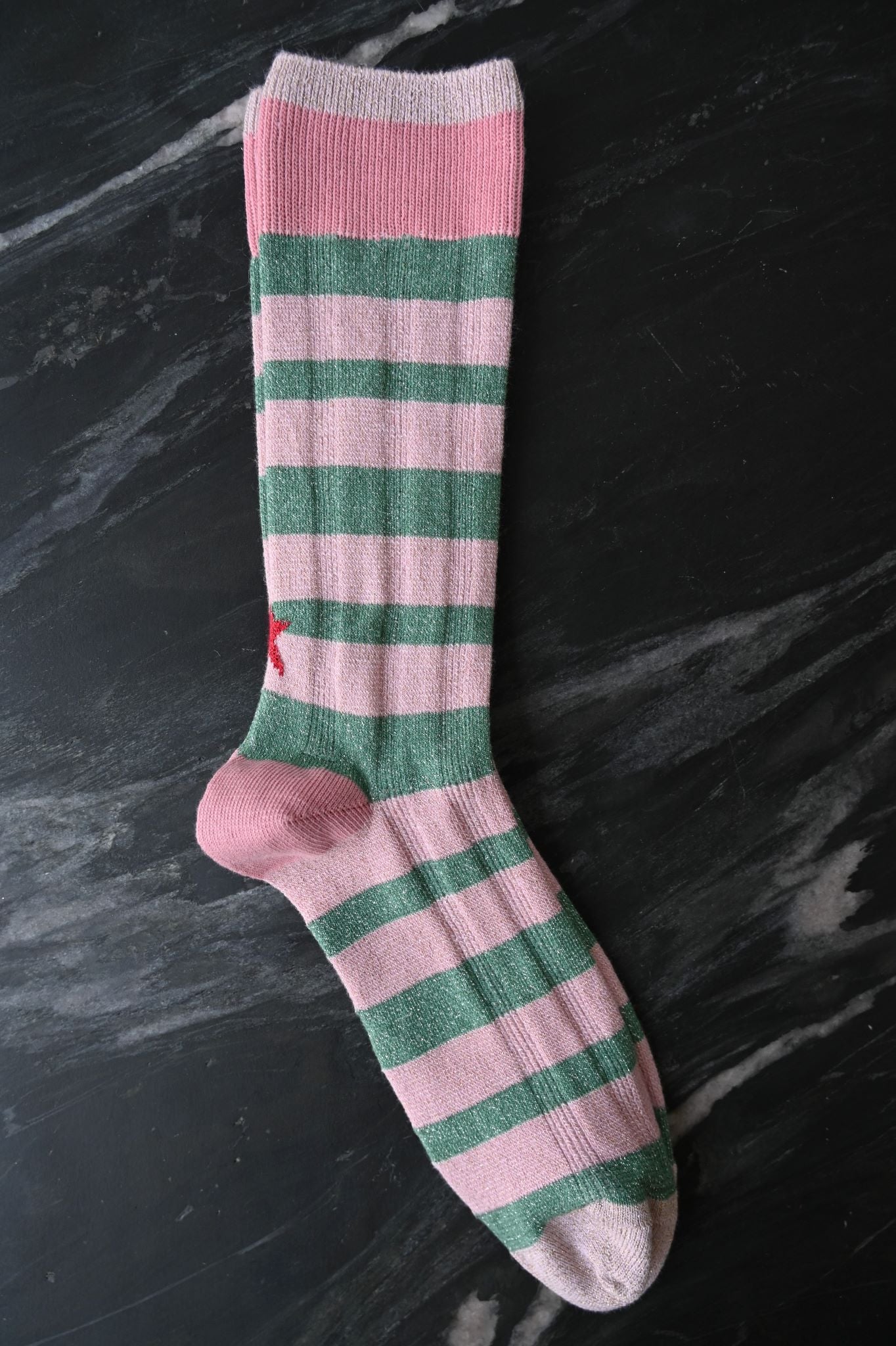 Chaussettes à motifs pailletés