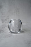 Clear Glass Ball Tea Light Holder