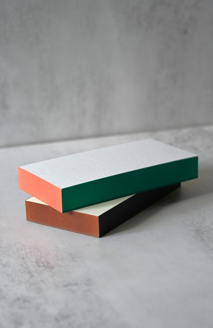 Green Coloured Edge Sketching Block