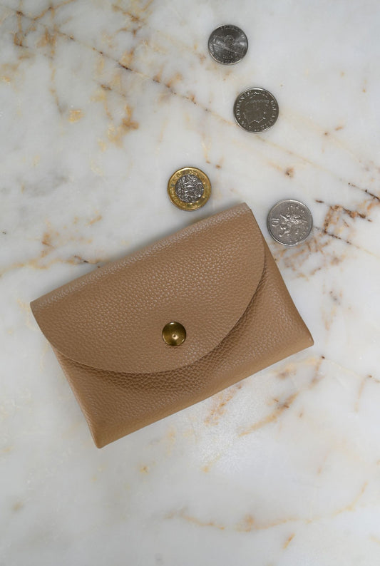 Sac à main Penny en cuir beige 