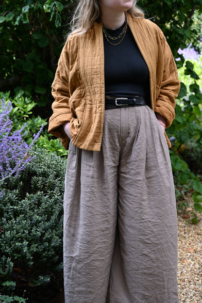 The Mustard Natalie Quilted Jacket