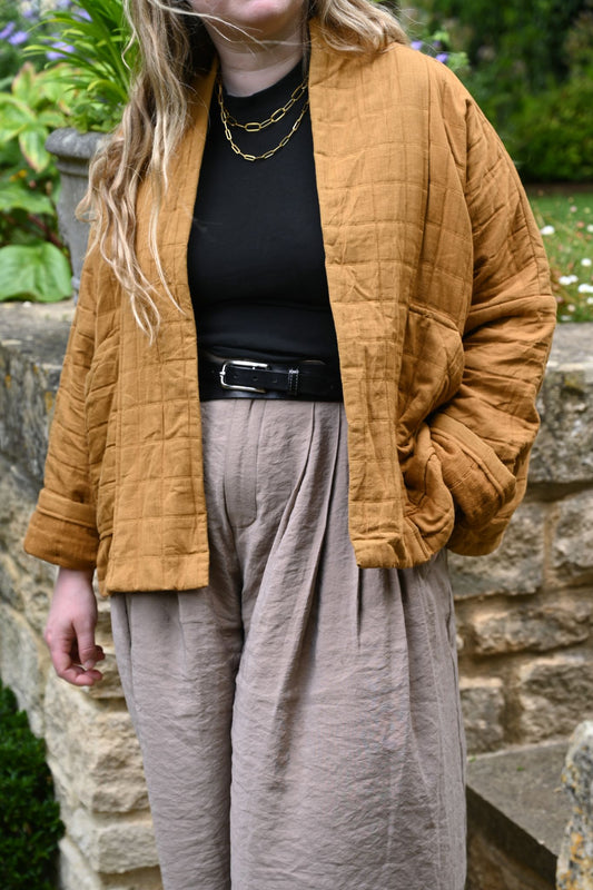 The Mustard Natalie Quilted Jacket