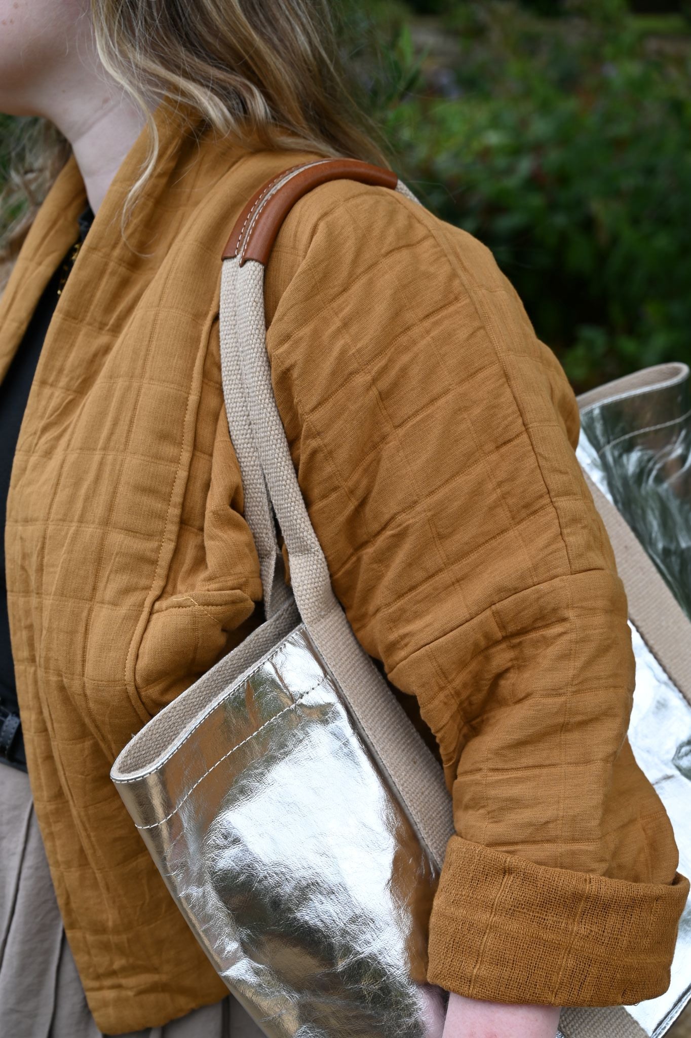 Petit sac fourre-tout Uashmama - Argent 
