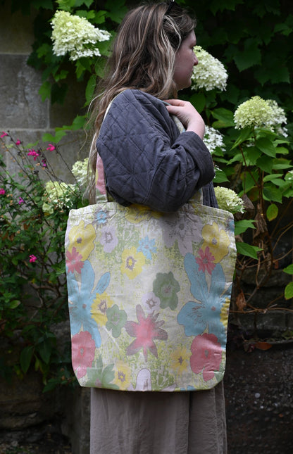 Vintage Floral Tote Bag