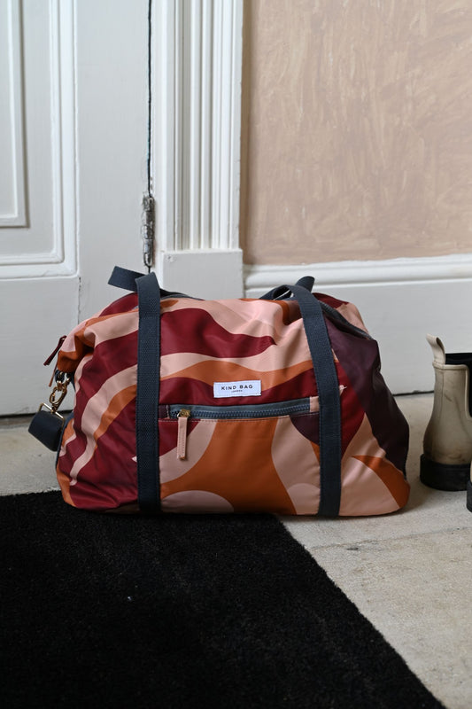 Abstract Caramel Swirl Weekend Bag