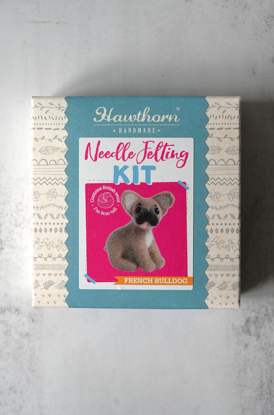 French Bulldog Mini Felting Kit