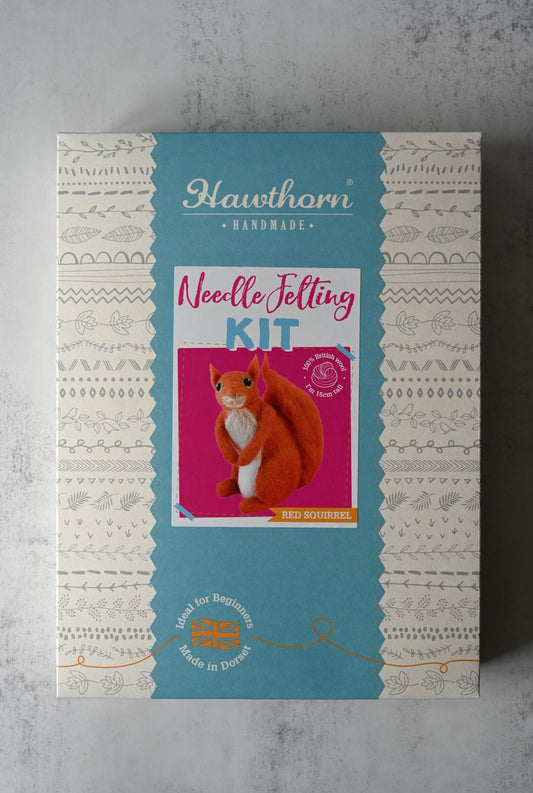 Red Squirrel Needle Felting Kit