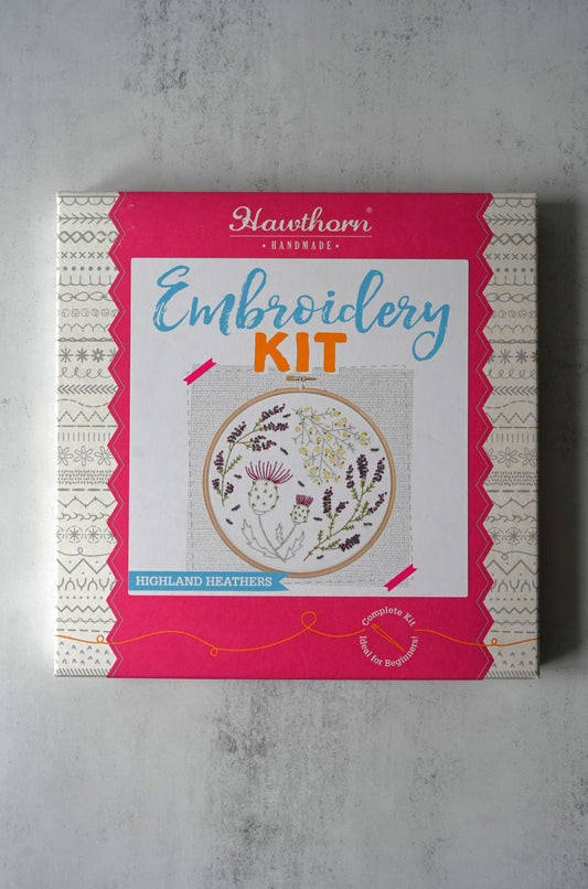Highland Heathers Embroidery Kit