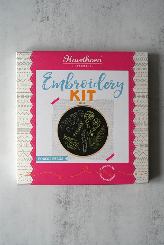 Black Forest Ferns Embroidery Kit