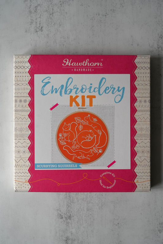 Squirrel Embroidery Kit