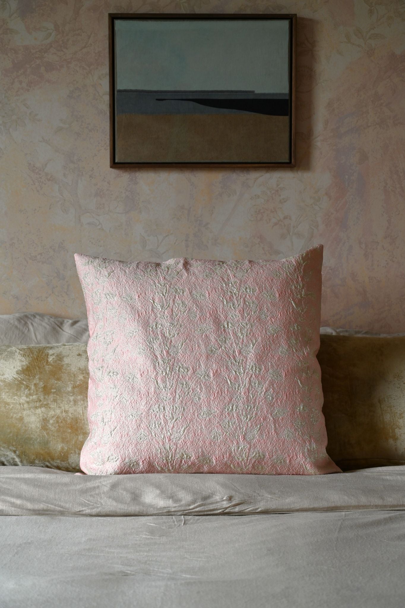 Pink Botanical Cushion Collection