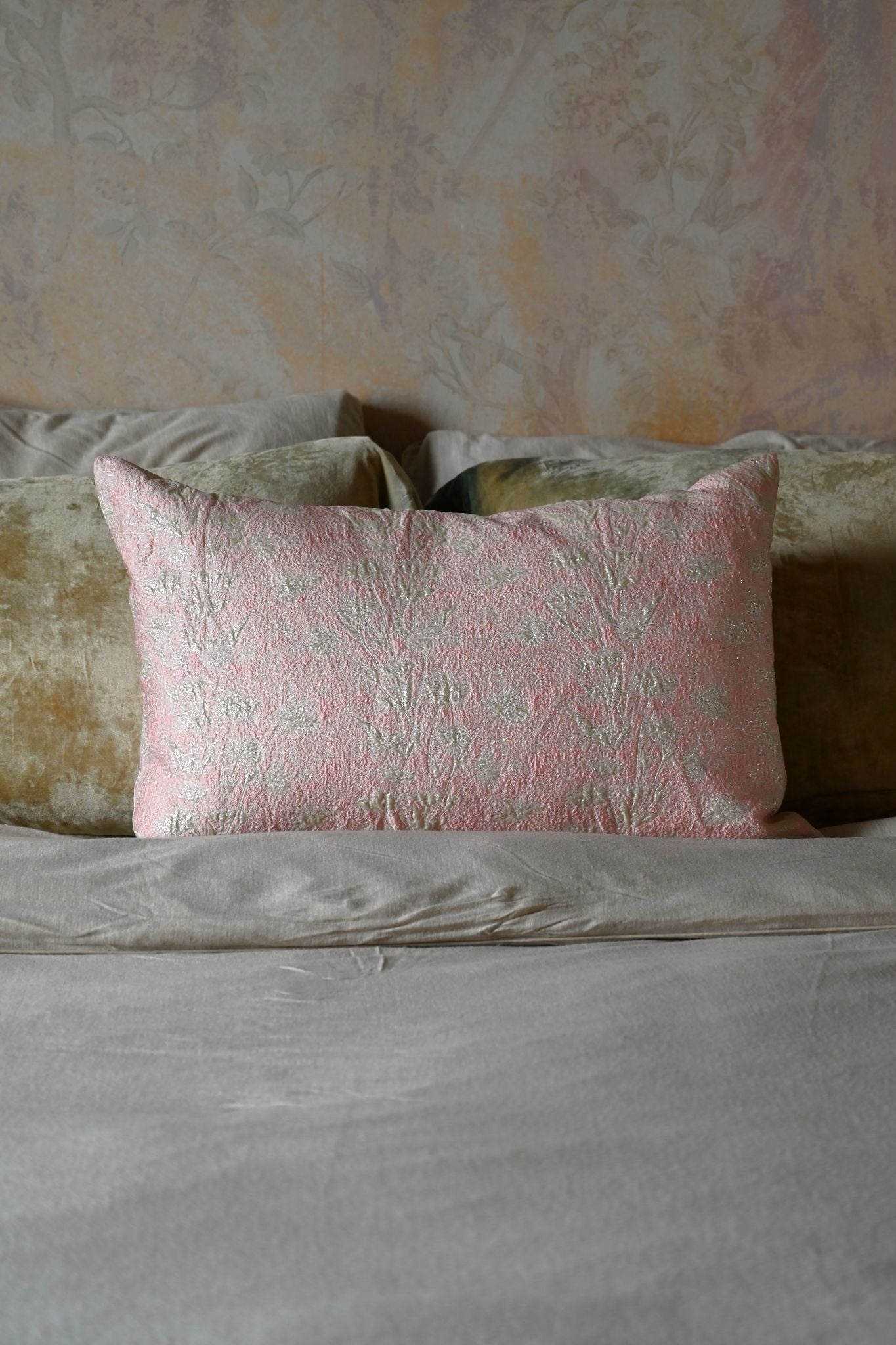 Pink Botanical Cushion Collection