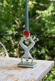 Male Acrobat Ceramic Candle Holder