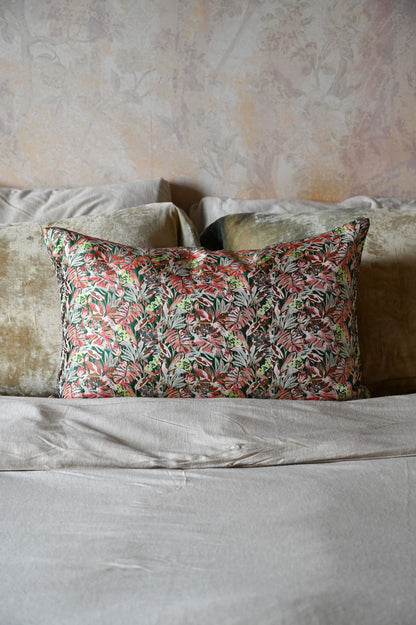 Green and Pink Tropical Cushion Collection
