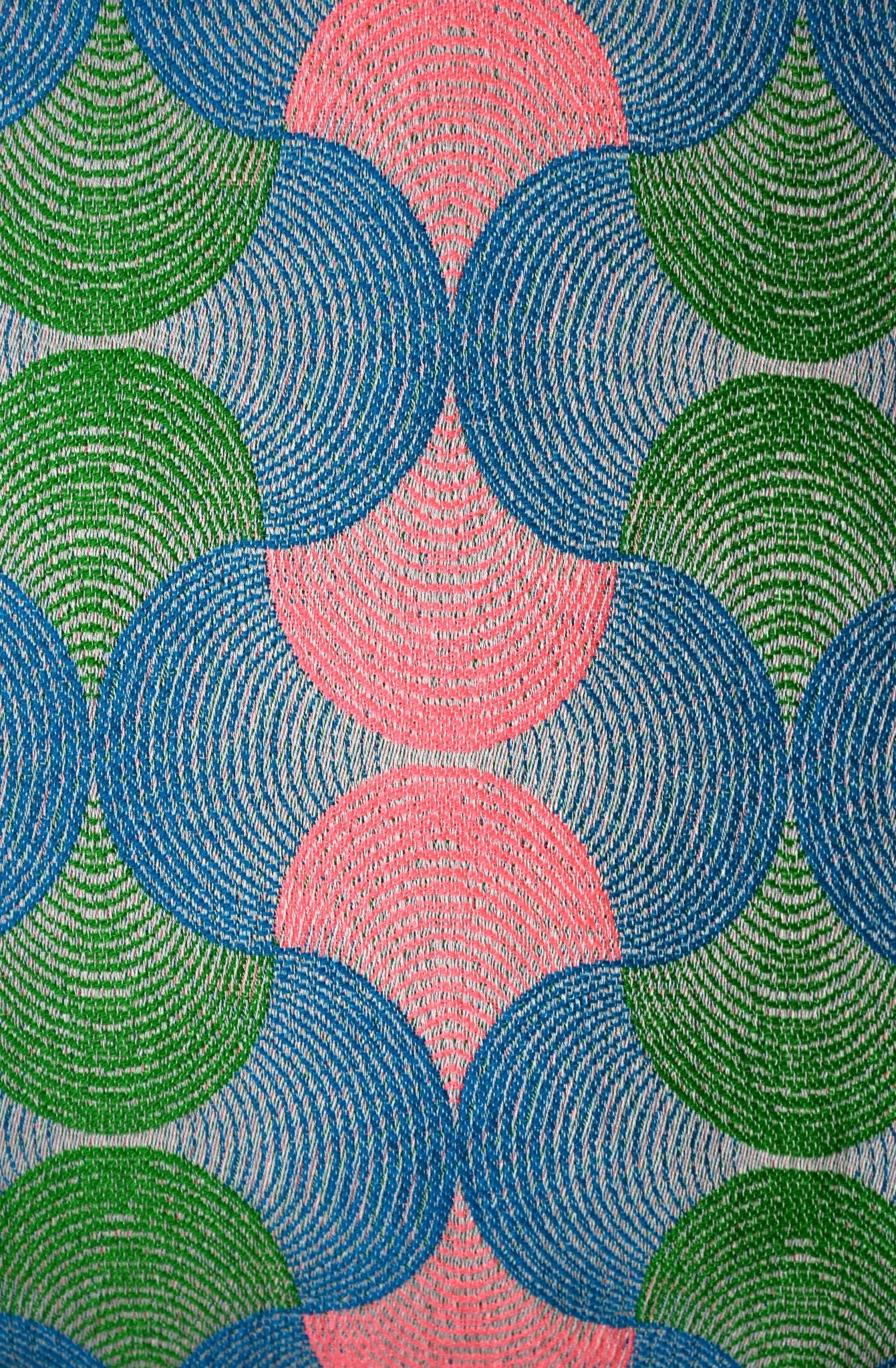 Electric Pink and Blue Soundwave Cushion Collection